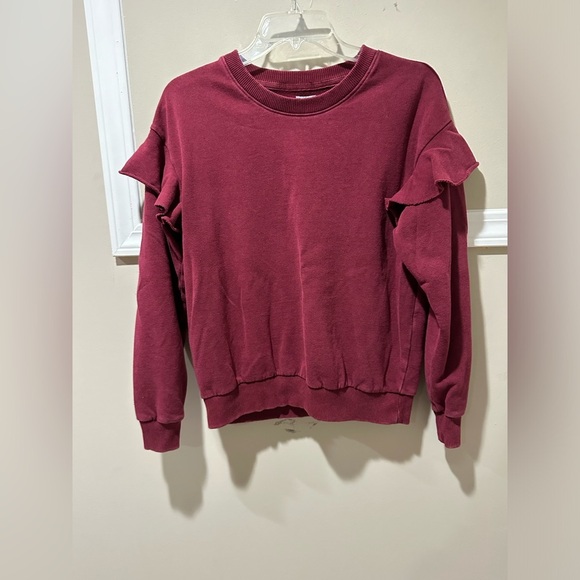 Aerie ruffle‎ crewneck - Picture 1 of 4